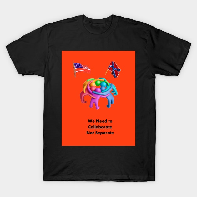 Collaborate Union and Confed T-Shirt by GoodYouKnow